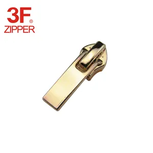 Puxador de zíper de metal dourado feito sob encomenda