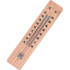 <strong>Wall</strong> Mounted Wooden <strong>Thermometer</strong> - Product Image 1
