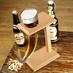 Bicchiere da Birra Viking 17oz/480ml a Forma di Corno con Supporto, Soffiato a Mano, Satinato, Inciso, Trasparente, Resistente all'Acqua, in Plastica PC - Product Image 5