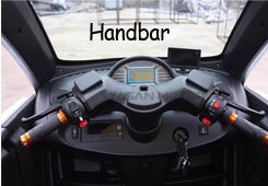 Potente Scooter Eléctrico de 3 Ruedas Cerrado para Pasajeros, 2500w, Auto Eléctrico - Product Image 4