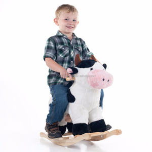 2021 vendite calde peluche a dondolo animali in forma di mucca con la mucca suono realistico - Product Image 2