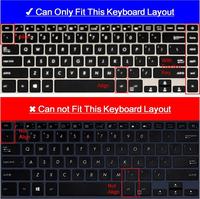 Protector de teclado transparente para ordenador portátil, película de gel de silicona, cubierta protectora transparente para teclado para ASUS VIVOBOOK ZenBook 2018