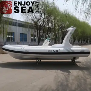 Bateau <span class=keywords><strong>gonflable</strong></span>, bateau plat en fibre de verre, pour 10 personnes, 580 - Product Image 1