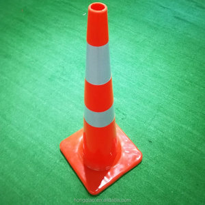 900Mm 4.5Kg New Zealand Tất Cả Màu Cam Mỏng PVC Phản Xạ Nón Trafic Với Dải Phản Xạ Cường Độ Cao - Product Image 2