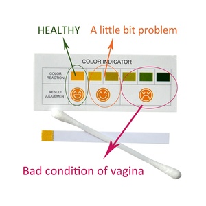 China herbs USA Markt weibliche Gesundheit Selbst test karte Test Vagina Gesundheit PH zusammen mit den Ph Balance Teststreifen vaginal