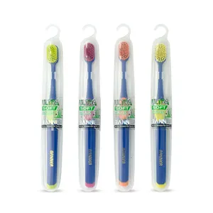 Toothbrush With Replacement Heads Premium Travel Manual Toothbrush With Rectangular Brush Head With Ultra Soft Bristles Toothbrush Case