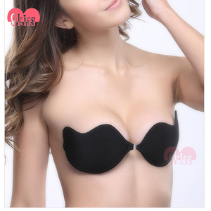 De las <span class=keywords><strong>mujeres</strong></span> de la Ropa Interior Profundo V Sujetador Adhesivo <span class=keywords><strong>Sin</strong></span> Tirantes de Silicona Natural - Product Image 3