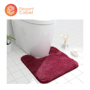 Decorativo <span class=keywords><strong>di</strong></span> <span class=keywords><strong>lusso</strong></span> giallo 3 pezzi da <span class=keywords><strong>bagno</strong></span> tappeto set modello <span class=keywords><strong>di</strong></span> <span class=keywords><strong>bagno</strong></span> tappeto - Product Image 6