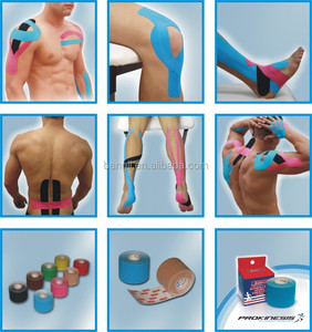 Haute Qualité Imperméable À L'eau de sport de kinésiologie ruban Imprimé 5m Prédécoupé <span class=keywords><strong>KTape</strong></span> kinésiologie bande pour les athlètes - Product Image 6