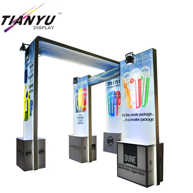 Tianyu อลูมิเนียมที่กําหนดเองแสดงสินค้างานแสดงสินค้านําพากันแบบพกพา 3d การแสดงสินค้านิทรรศการ 10x10 บูธงานแสดงสินค้า