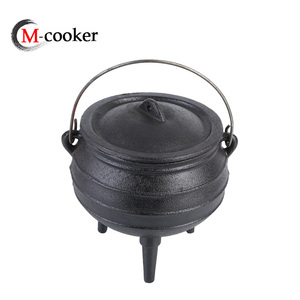 Olla de Hierro Fundido Esmaltada M-cooker Classic para Acampar al Aire Libre, Caldero con 3 Patas - Product Image 6