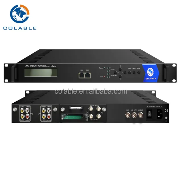 digital qpsk rf demodulator, tv decoder for encrypted channels ,cam module with CI slot COL5822CN