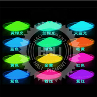 DIY Hali Phosphor Sulfure de zinc Glow in Dark Pigment Powder Fluorescent Luminous Neon Powder pour injection, revêtement électrostatique,
