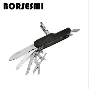 Top Últimas Multi função sobrevivência faca conjunto com chaveiro aço inoxidável pocket knives kit dom portátil canivete dobrável