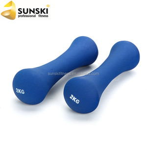 Ladies vinyl and neoprene dumbbell bone - Product Image 6