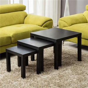 Mecor <strong>Nest</strong> <strong>of</strong> <strong>Tables</strong> Coffee <strong>Table</strong> Modern Design Living Room- Black - Product Image 4