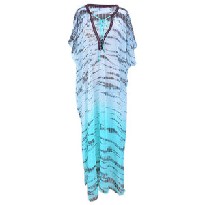 P108030 Plus Size Vestido de Praia Longa Encobrir Biquíni Encobrir Sarong Tunicas Playa Mujer Kaftan Praia Pareo Swim Suit Encobrir