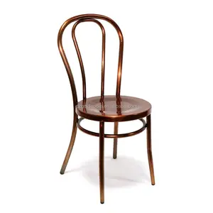 Nhà Máy Giá Cổ Điển Ghế Trong Nhà Cho Quán Cà Phê Nhà Hàng Khách Sạn Kim Loại Stackable Đảng Thonet Bentwood Ghế