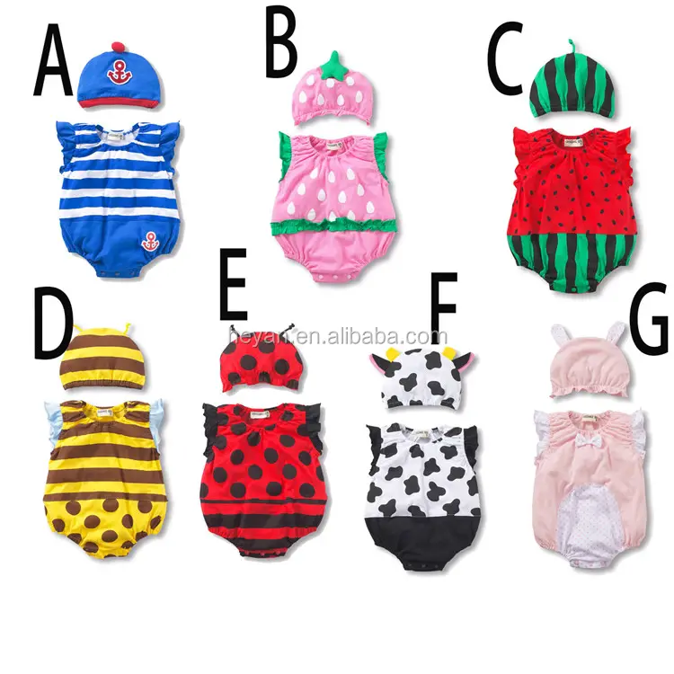 Fashion cute infant romper,newborn baby clothing,Short sleeve romper