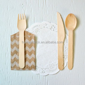 Noël Nouveauté Jetable <span class=keywords><strong>En</strong></span> <span class=keywords><strong>Bois</strong></span> Bambou Couverts Et <span class=keywords><strong>Bois</strong></span> Cuillère Couteau Fourchette 100% Compostable - Product Image 6