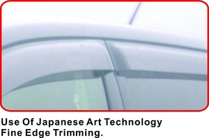 Hot bán <span class=keywords><strong>Chrome</strong></span> cửa sổ làm lệch hướng Chất lượng cao Cửa Visor mưa Guard cho Corolla 2008-2012 - Product Image 5