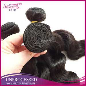 Tejido <span class=keywords><strong>de</strong></span> cabello humano barato <span class=keywords><strong>de</strong></span> grado 8A más vendido, cabello ondulado suelto brasileño Virgen sin procesar, extensiones <span class=keywords><strong>de</strong></span> cabello <span class=keywords><strong>de</strong></span> cortina al por mayor - Product Image 2