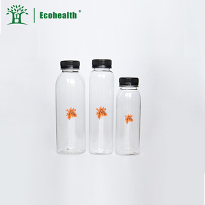 2019 Factory best supplier Biodegradable PLA Plastic Bottle 380ml size Compostable PLA Water Bottle Milk Juice Bottle