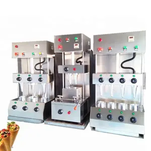 Stainless Steel Automatic Pizza Making Machine / Machine To Make Pizza / Kono Cone Pizza Machine For Snack Shop