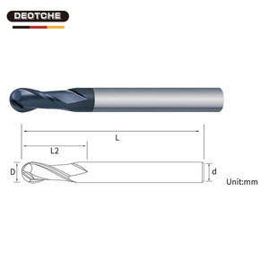 OEM <span class=keywords><strong>caña</strong></span> larga 2 <span class=keywords><strong>flauta</strong></span> molinos de bolas extremo de la nariz - Product Image 1