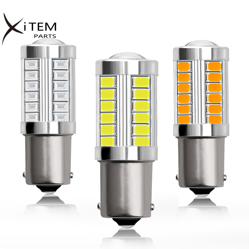 33 SMD светодиодный задний противотуманный фонарь 7440 7443 1156 1157 T20 светодиодных фар для Авто автомобильная Поворотная сигнальная лампа светодиодный стоп-сигнал