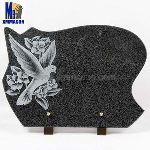 <span class=keywords><strong>Plaque</strong></span> de <span class=keywords><strong>deuil</strong></span> en granit motif colombe - Product Image 1