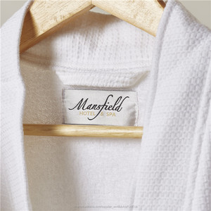 Qualité supérieure Logo Brodé De Luxe Hôtel Gaufre <span class=keywords><strong>Peignoir</strong></span> Éponge - Product Image 4