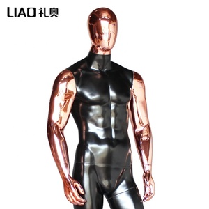 2024 New Type Matte Black Chrome <strong>Mannequin</strong> <strong>Male</strong> for Clothing Shop - Product Image 4