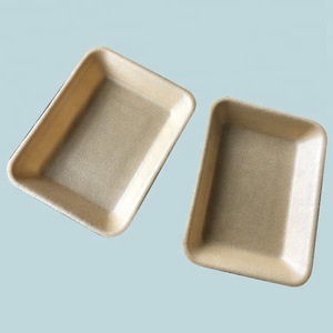 Emballage mousse de fécule de maïs <span class=keywords><strong>plateau</strong></span> de poulet récipient alimentaire en mousse pla <span class=keywords><strong>plateau</strong></span> pour viande poulet frais - Product Image 3