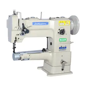 Máquina de coser de cilindro de punto de bloqueo, aguja única, industrial, para zapatos, 246