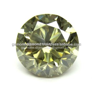 Couleur jaunâtre véritable Moissanite en vrac à un prix bas, couleur synthétique moissanite lâche Moissanite prix par carat - Product Image 4