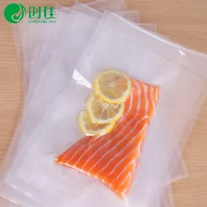 Tubos de plástico para mantener la carne y verduras frescas, Material de embalaje de nailon PE EVOH, bolsas de vacío para alimentos