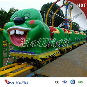 Conception personnalisée économique train <span class=keywords><strong>militaire</strong></span> ensembles utilisés carnaval grand ver vert manèges à vendre - Product Image 5