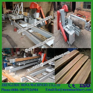 เครื่องเลื่อยวงเดือนแบบสองใบมีดพร้อม<span class=keywords><strong>โต๊ะ</strong></span>เลื่อนสำหรับตัดไม้ซุงด้วยระบบซีเอ็นซี - Product Image 3