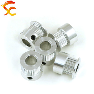 Stokta alüminyum Aluminum 20 diş delik 5mm 8mm kemer genişliği 6mm alaşım Alloy/2GT 20 diş senkron zamanlama kasnağı - Product Image 3