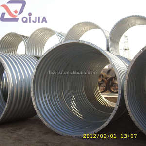 Tubo di Drenaggio Corrugato di Grande Diametro, <span class=keywords><strong>Tubi</strong></span> Flessibili Corrugati in <span class=keywords><strong>Acciaio</strong></span> - Product Image 2