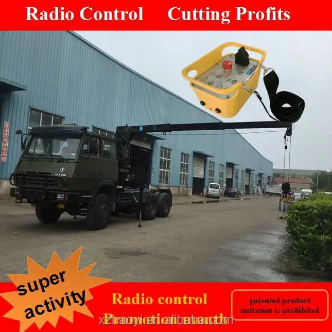 Кран манипулятор с гидравлическим телескопический стрелы военно армии пользования индивидуальные управления по радио на продажу