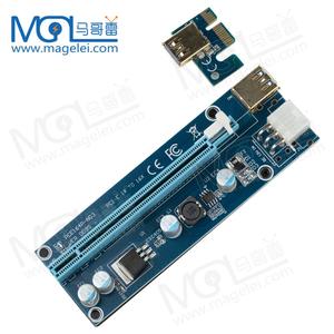 VER 009S Carte d'interface d'alimentation pour riser Riser PCI-E à 6 broches PCIe de 1 à 16x pour processeur <span class=keywords><strong>graphique</strong></span> - Product Image 4