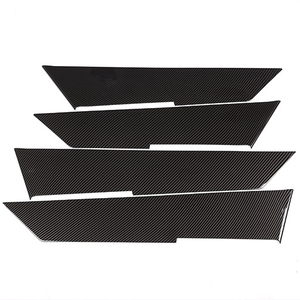 4 Piezas de Cubiertas Decorativas para Paneles de Puerta <span class=keywords><strong>Interior</strong></span> de Automóvil, Estilo Fibra de Carbono, para Land Rover Range Rover <span class=keywords><strong>Velar</strong></span>, Accesorios para Automóvil - Product Image 1