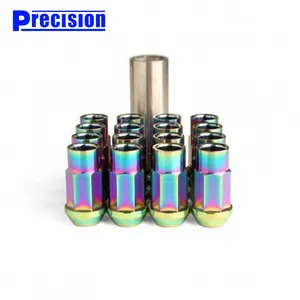 Tùy Chỉnh M12 X 1.25 Titan Lug Nuts Cho Bánh Xe 35Mm 40Mm 45Mm Chiều Dài