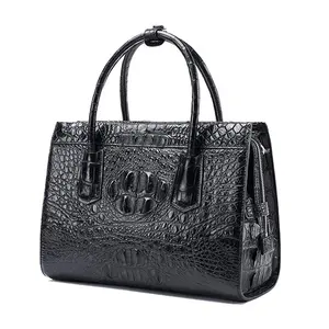 Wholesale designer elegant exotic women genuine crocodile skin bag handbag