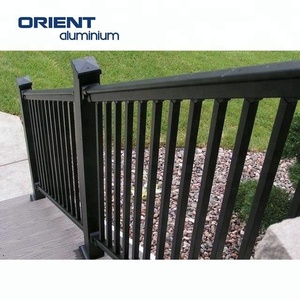 hot sale railing aluminum nice looking railing black aluminum good quality aluminum railing decking balustrade