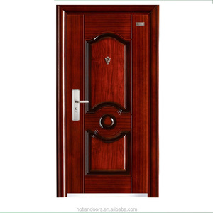 2018 residencial puertas de seguridad de acero inoxidable parrilla de hierro puerta de diseño para la casa - Product Image 1