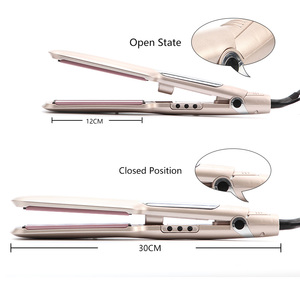 Ceramic Tourmaline Flat <strong>Iron</strong> <strong>Professional</strong> PTC <strong>Steam</strong> Hair Straightener Flat <strong>Iron</strong> Infrared Ceramic Tourmaline Flat <strong>Iron</strong> - Product Image 2