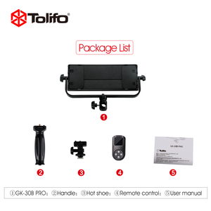 Tolifo Photographie LED Caméscope Lumière Vidéo Studio Photo Éclairage Pour La Réalisation <span class=keywords><strong>de</strong></span> Films et Youtube En Direct - Product Image 6